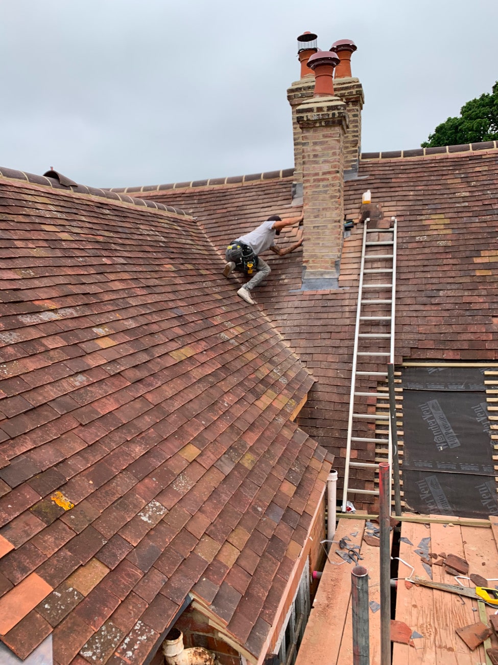 Chimney and Roofing Work - Rufus Stone - the New Forest